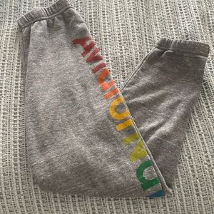 Aviator Nation size 12 girls sweatpants